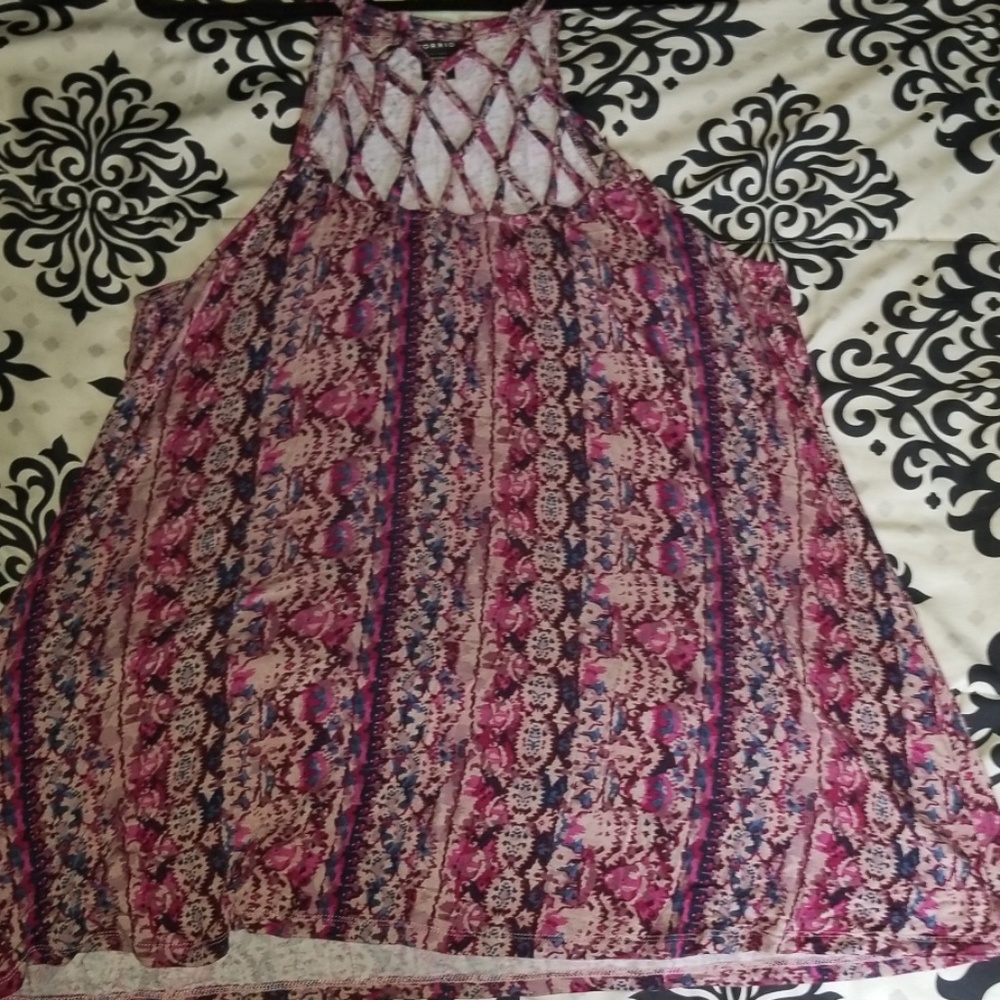Torrid macrame knot front Top